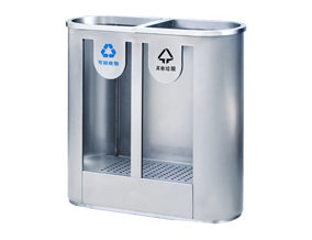 分類透明防爆果皮箱