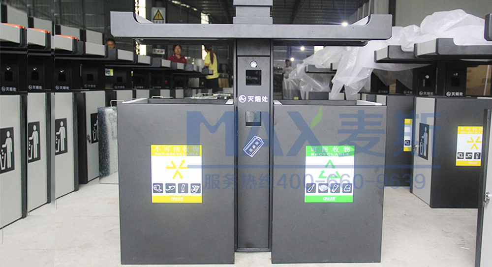 【廣西項目】南寧民族大道市政垃圾桶順利投入生產！