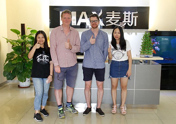 廣交會專題瑞典客戶Daniel Peter參觀麥斯