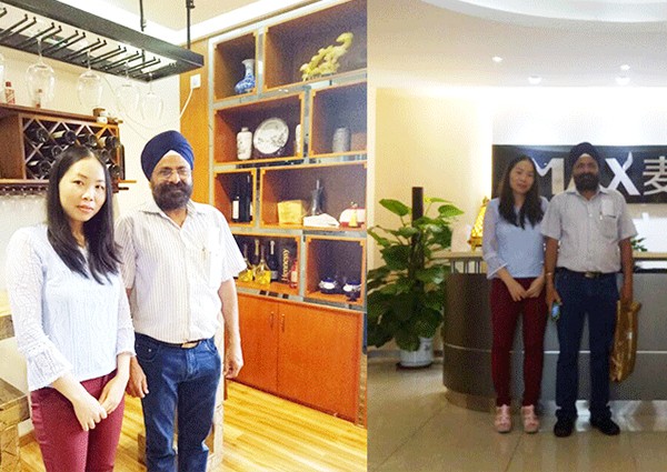 廣交會專題/印度客戶Kuldeep參觀麥斯